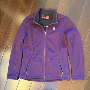 Spyder Jacket Endure Core Fleece Lined Purple Performance Zip-Up Coat XL NWOT